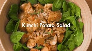 Kimchi Potato Salad - Wanting Kimchi Food Hack