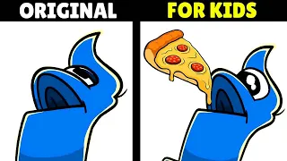 Alphabet Lore 1 eating PIZZA! (4kids censorship)