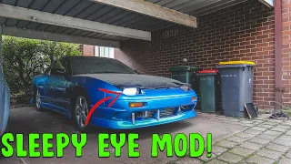 S13 180SX GETS NEW FRONT END LOOK!