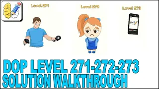 DOP DOP LEVELS 271 272 273 DOP 271 272 273 DRAW ONE PART SOLUTION GAMEPLAY WALKTHROUGH DF GAMING