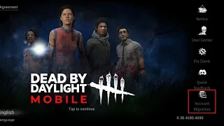 How do I migrate my Dead by Daylight Mobile account to the new version?