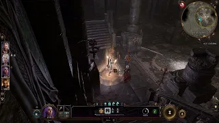 easy way to open the secret door at selune's temple (goblin camp)