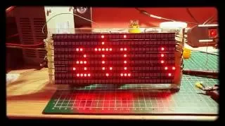 33x8 neopixel matrix display