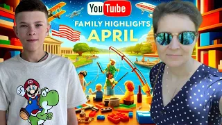 Vlog#430 | Семейная нарезка апрельских будней в Америке.