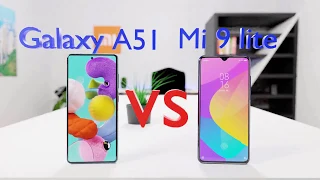 Samsung Galaxy A51 vs Xiaomi Mi 9 lite deutsch
