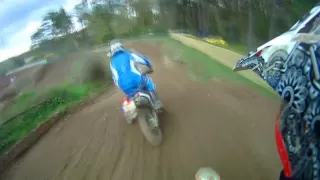 Suzuki DRZ 400 Crash on MX Track