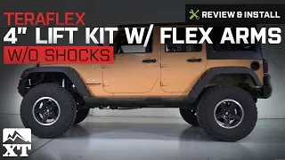 Jeep Wrangler Teraflex 4" Lift Kit w/ Flex Arms (2007-2017 JK 4-Door) Review & Install