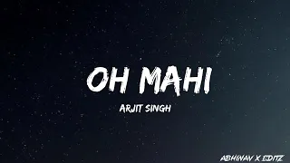 Dunki O Maahi (Lyrical Video) Shah Rukh Khan | Taapsee Pannu | Pritam | Arijit Singh | Slow & Reverb
