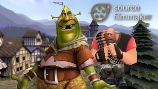 SFM - The Original Shrek Test from 1995, but Animated TF2 Style