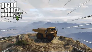 Bringing a DUMP TRUCK to Mount Chiliad (GTA Online)