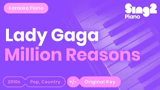 Million Reasons (Piano Karaoke) Lady Gaga