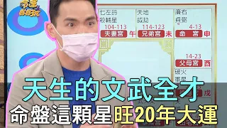 【精華版】天生的文武全才！命盤這顆星旺20年大運