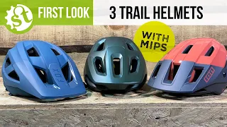 3 Trail Helmets With MIPS - 1st Look