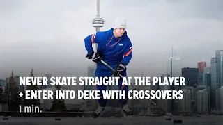 Never Skate Straight At The Player + Enter Into The Deke With Crossovers 🔀