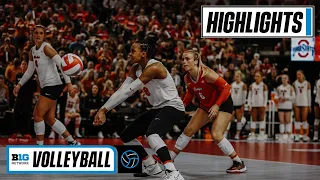 Texas at Ohio State | Highlights | Big Ten Volleyball | August 27, 2022