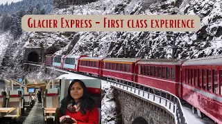 Most beautiful luxury train journey in Switzerland - Glacier Express - Zermatt to St. Moritz