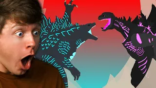 LEGENDARY GODZILLA vs SHIN GODZILLA *NEW* FORM! (Reaction)