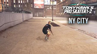 TONY HAWK'S PRO SKATER 1+2 Walkthrough Gameplay Part 9 - NY CITY 100% (4K PS5)