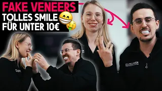 Fake Veneers aus dem Internet. Wir testen Zähne unter 10€!