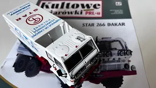 Unboxing Star 266 Dakar Rally #67 Kultowe Ciężarówki z epoki PRL-u 1/43 diecast model by Deagostini