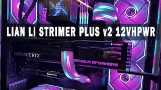 Lian Li Strimer Plus v2 For Asus Rog Strix 4090 OC 12VHPWR to 3x8 PIN