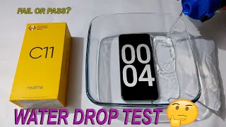 Realme c11 water drop test