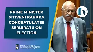 Prime Minister Sitiveni Rabuka congratulates Seruiratu on election | 29/3/23