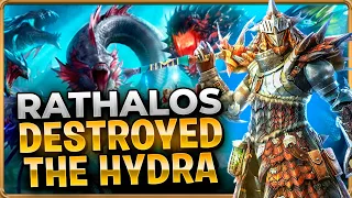 CRAZY DAMAGE!! Rathalos Blademaster Vs The Hydra Raid: Shadow Legends