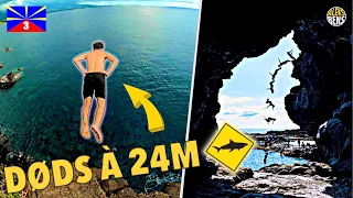 SAUT DE LA MORT dans EAU INFESTÉE DE REQUINS (ou pas?) - Cliff Diving La Réunion Ép. 3