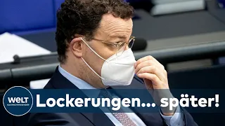 CORONA-LOCKDOWN: Gesundheitsminister Spahn stellt Lockerungen ab Ostern in Aussicht