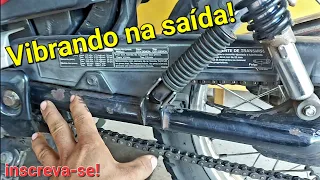 Moto vibrando quando vai soltando a embreagem pra sair! será q é frio?🤣