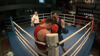 Вершинин Вадим (Челябинская) vs Сидорин Александр (Свердловская) - 91кг, полуфинал.
