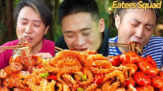 Today is All Seafood丨Food Blind Box丨Eating Spicy Food and Funny Pranks丨 Funny Mukbang丨TikTok Video