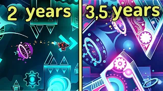 Levels That Took the Most Time to Build - Geometry Dash