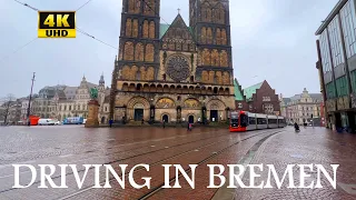 Driving in Bremen, Germany | 4K UHD | Driving Tour | My Experience | First Time in Bremen