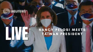 LIVE: Nancy Pelosi meets Taiwan president