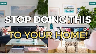 10 Interior Design MISTAKES That Make Your Home Look CHEAP