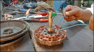 ceiling fan starting coil repair ।। how to  repairing ceiling fan coil