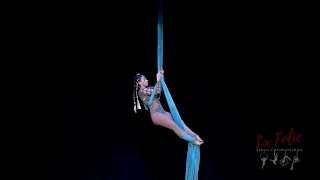 Zia Zaics: Intermediate Tissu 3rd Place La Folie Aerial Championships 2023