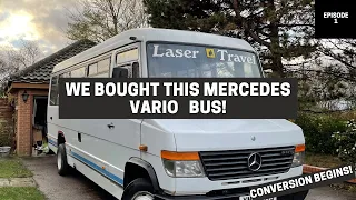 Mercedes Vario Campervan Conversion: The Journey Begins | Van Build Series Ep.1