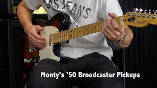 2008 Fender Tele vs  Monty's '50 Broadcaster Pickups