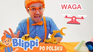 Zabawa z wagą | Blippi po polsku | Nauka i zabawa dla dzieci