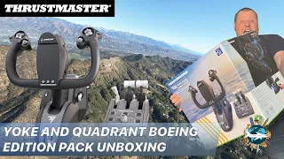 Thrustmaster ✈️ TCA Yoke & Quadrant Boeing Edition/ Распаковка / Unboxing