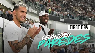 LEANDRO PAREDES FIRST DAY AT JUVENTUS | Behind the Scenes #WelcomeParedes