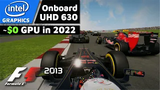 Intel Onboard Graphics in 2022 | F1 2013 | 720p LOW Settings