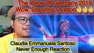 THE GREATEST SHOWMAN | CLAUDIA EMMANUELA SANTOSO | NEVER ENOUGH | THE VOICE OF GERMANY 2019|REACTION