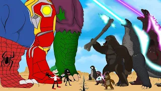 Evolution of Foot GODZILLA & KONG: Monsters Ranked From Weakest To Strongest - FUNNY CARTOON