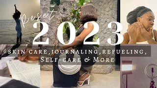 Living alone diaries| 2023 Reset Routine✨: New goals, Skin care, Groceries , Getting my sparkle back