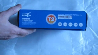 ТВ-ресивер DVB-T2 Romsat T2900HD   распаковка