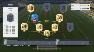 BENZEMA THE KING 200K SQUAD BUILDER [ FIFA 17 FUT